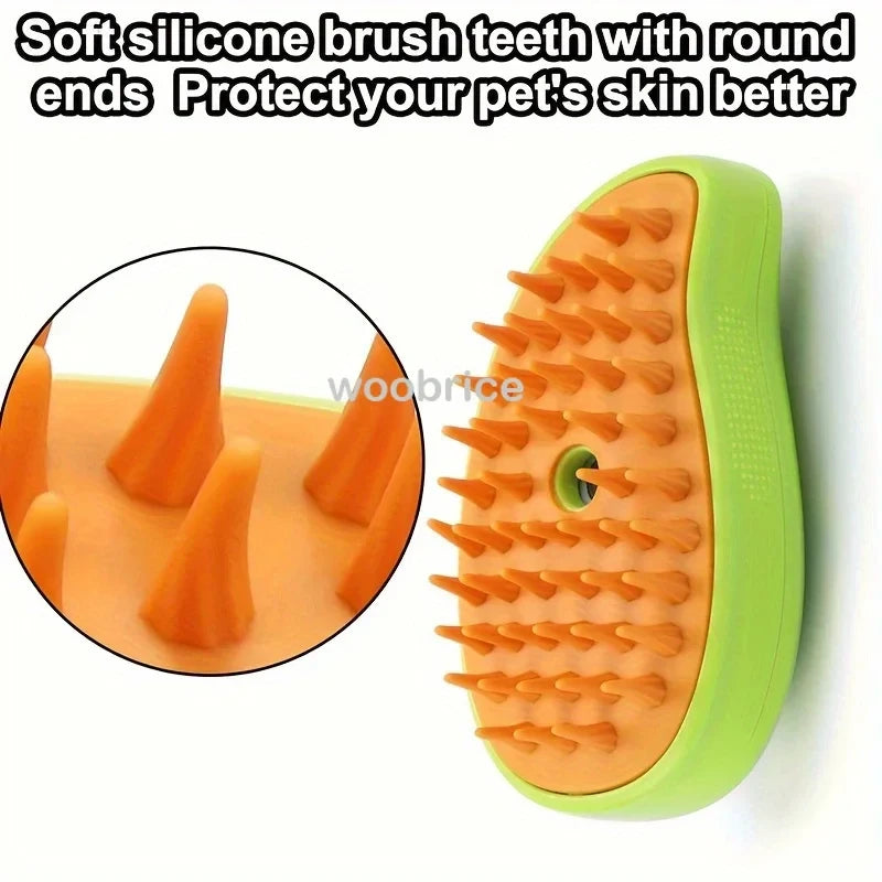 Self Cleaning Pet Steam Brush